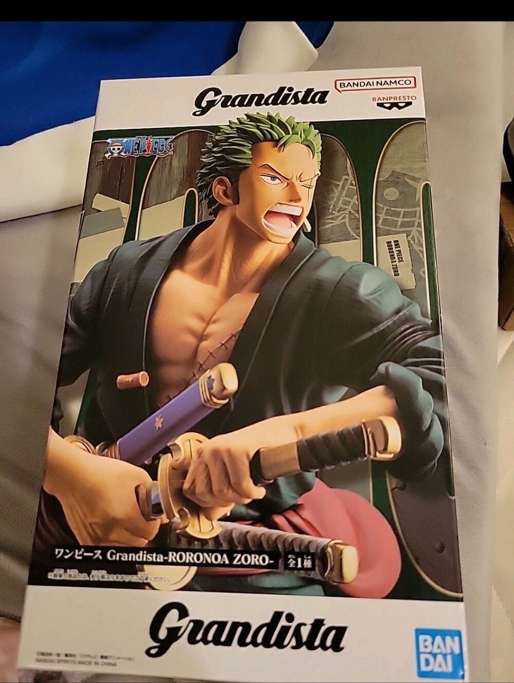 Bandai Spirits One Piece Anime Toei Grandista Roronoa Zoro Statue Figure